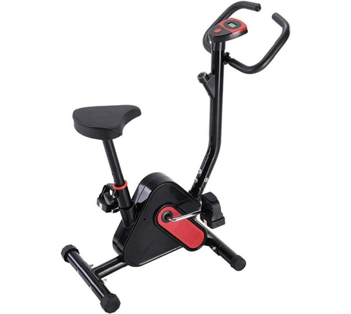 Perfect Dealz Indoor Fitness Exercise Bike Indoor Cycles Cardio Exercise Bike Black Red Makro