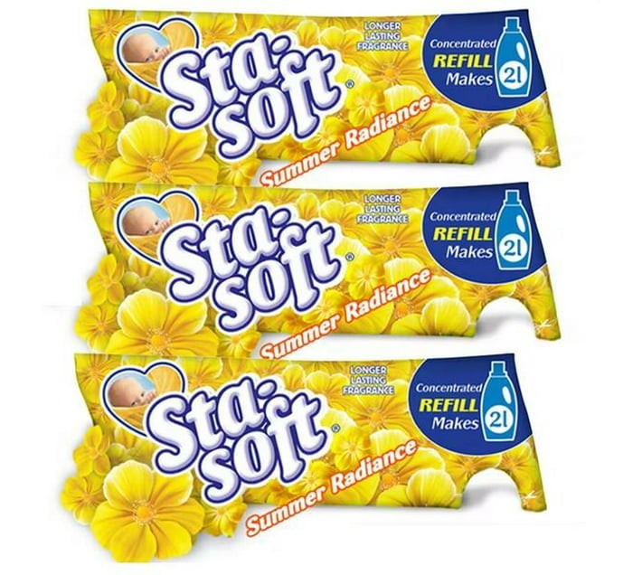 Buy SS Sta-Soft Summer Radiance Refill Fabric Softener (3 x 500 ml) in ...