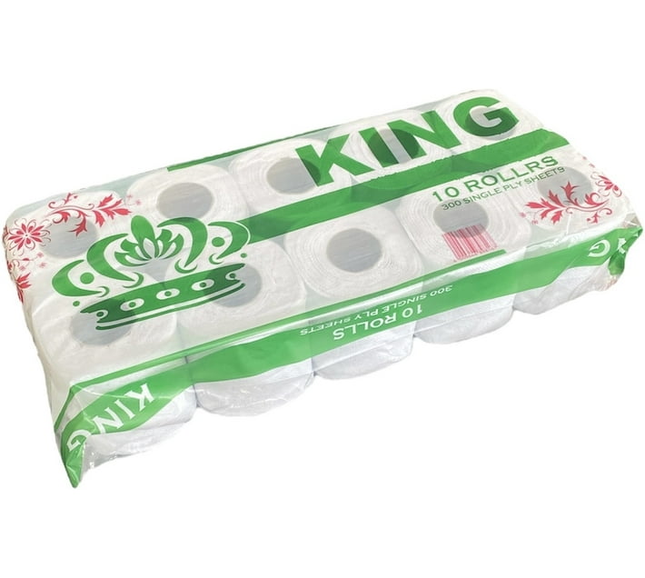 King 1 Ply Toilet Paper Roll Makro