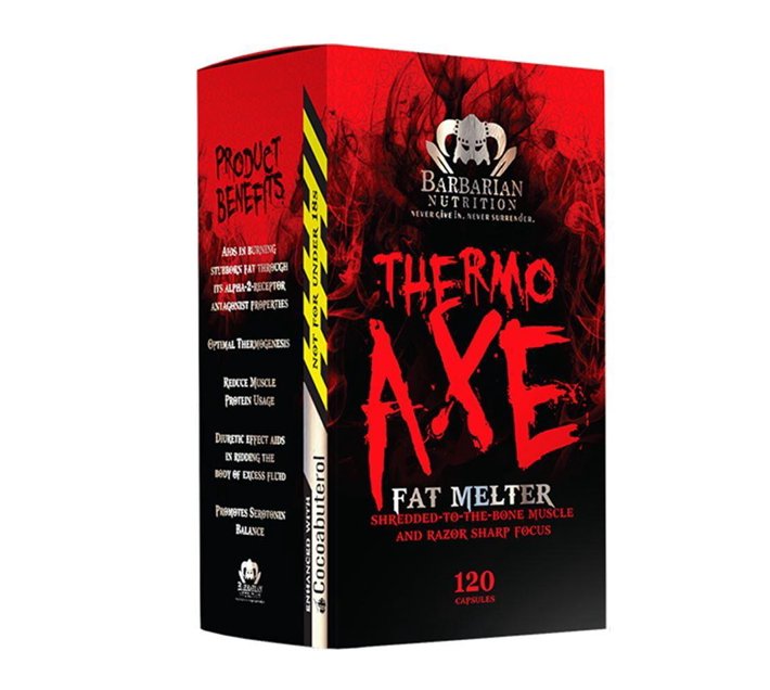 Someone’s in a Makro Barbarian Nutrition Thermo Axe (120 Caps) 60