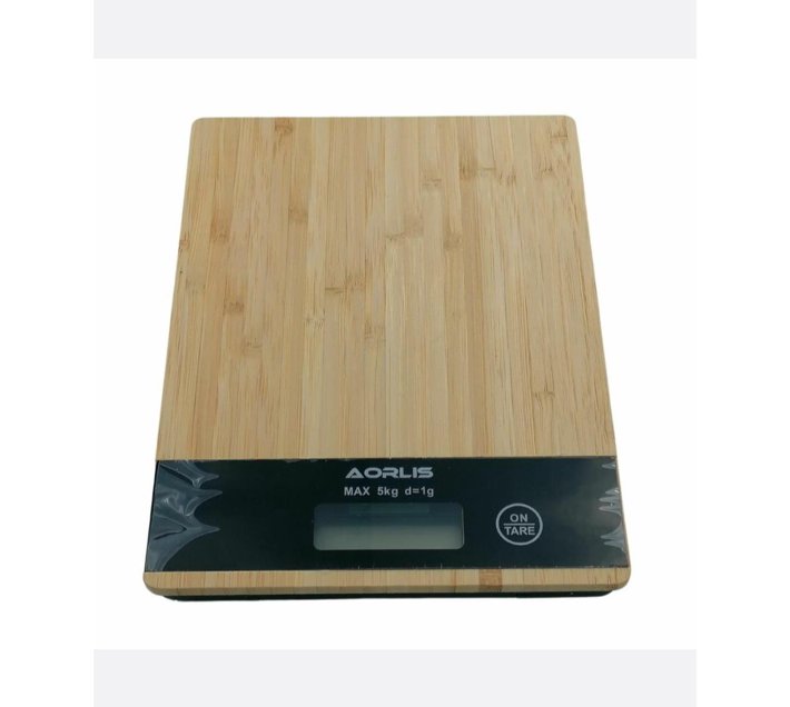 Someone’s in a Makro Aorlis Kitchen Scale Baking Bamboo Platform