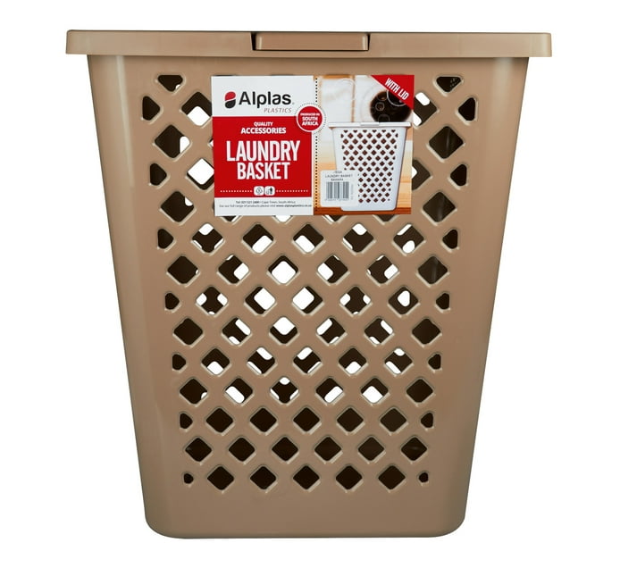 Someone’s in a Makro Alplas Laundry Basket with Lid Mood