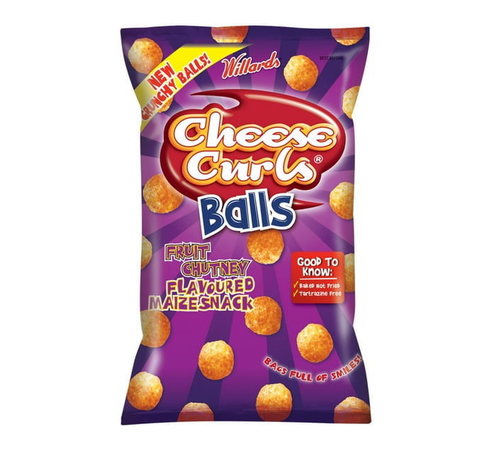 Someone’s in a Makro Willards Cheese Curl Balls Chutney (1 x 100g) Mood