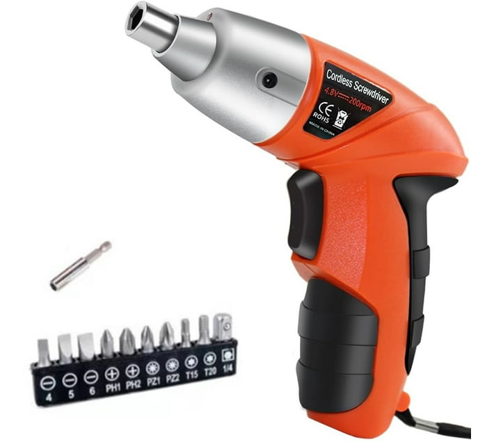 Compact Screwdriver Cordless Drill 0.2 cm Chuck Size Makro