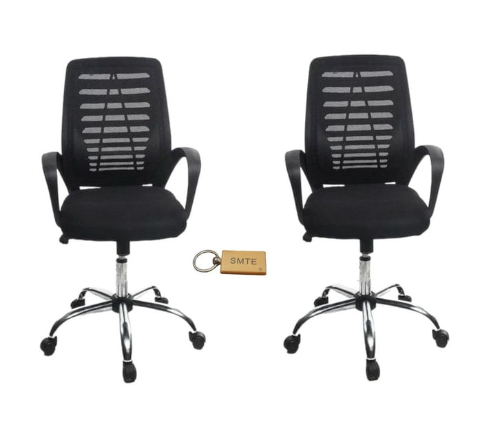 Someone’s in a Makro Office Chairs -Ergonomic Midback Pack of 2 –Black ...