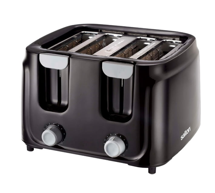 SALTON PLASTIC TOASTER 4 SLICE COOL TOUCH BLACK Makro