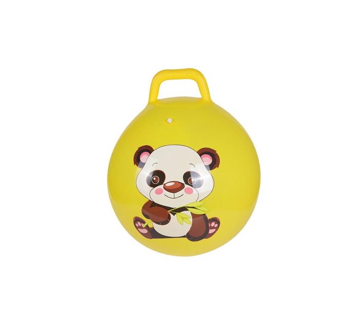 Bounce Hopper Ball One Handle Yellow Makro