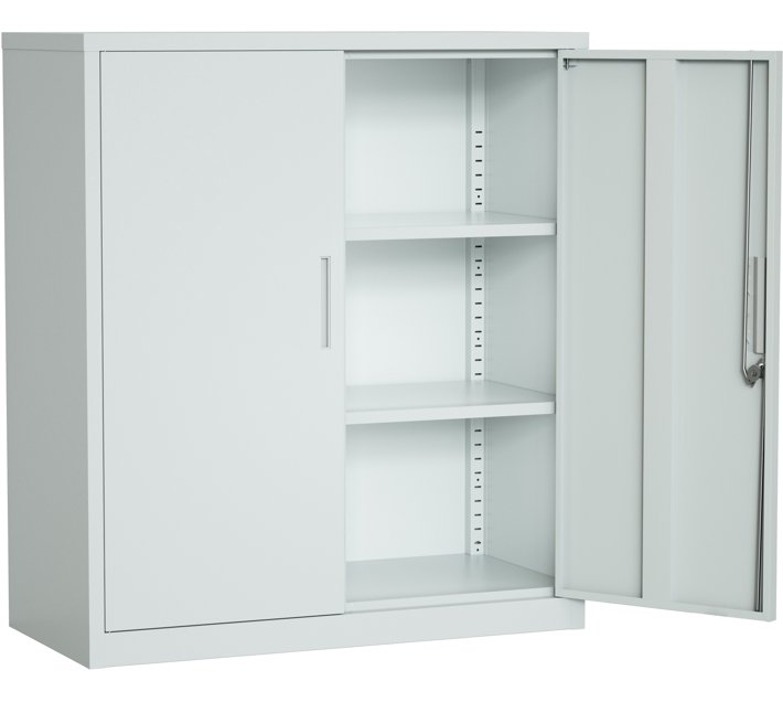 Steel Furniture Warehouse Metal Cupboard (Finish Colour Light Grey