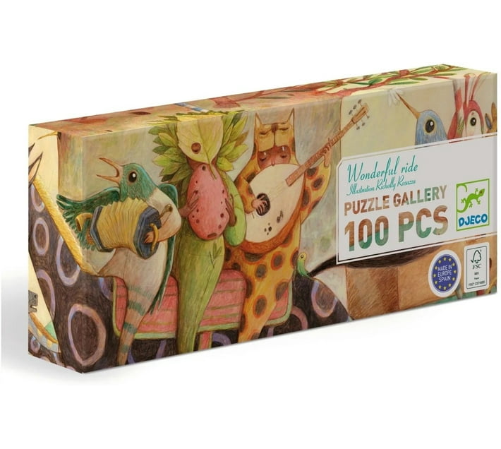 Djeco Wonderful Ride Gallery Puzzle Jigsaw Puzzles Makro