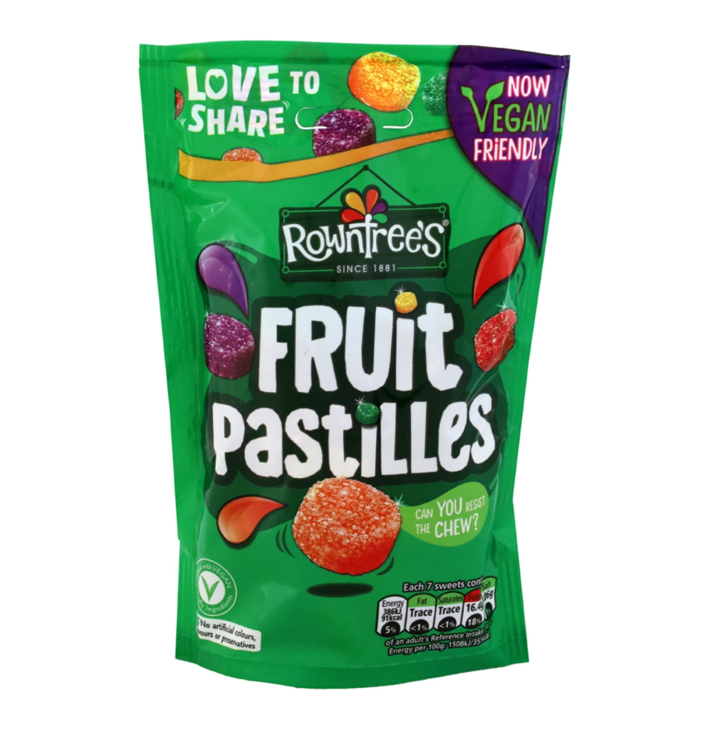 Rowntrees Gums & Jellies Fruit Pastilles (143g) | Makro