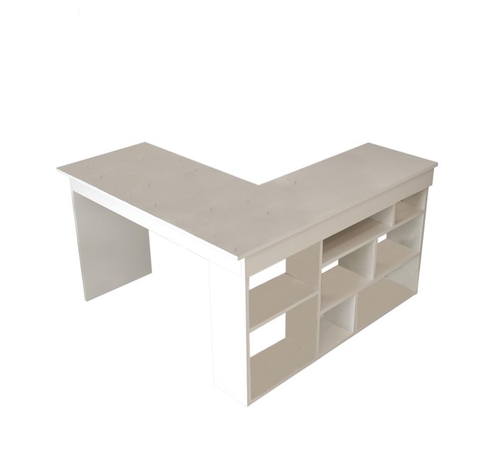 Someone’s in a Makro Yurupa Work Study Home Lshaped Desk with Open