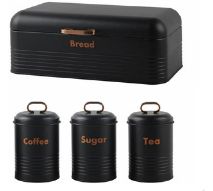 Totally Home TH105 Stainless Steel Bread Basket (Black) Makro