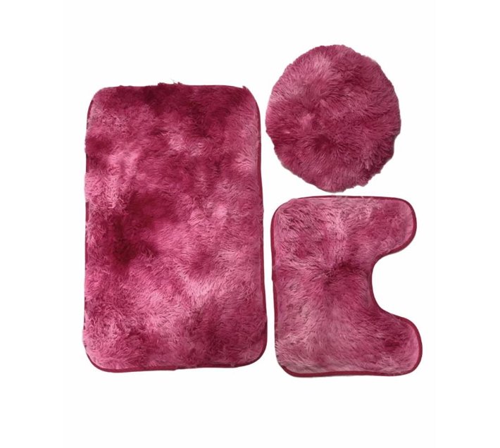 Someone’s in a Makro Sastro 3 Piece Fluffy Toilet Seat Cover