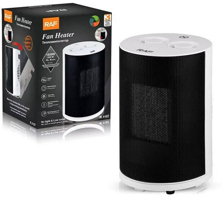 Perfect Dealz D9873 Fan Heater Room Heater (White) Makro