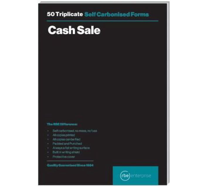 Triplicate Set Buy RBE F-0041 Cash Sale Triplicate Pads A5 (1 Sets) in Bulk | Makro ...