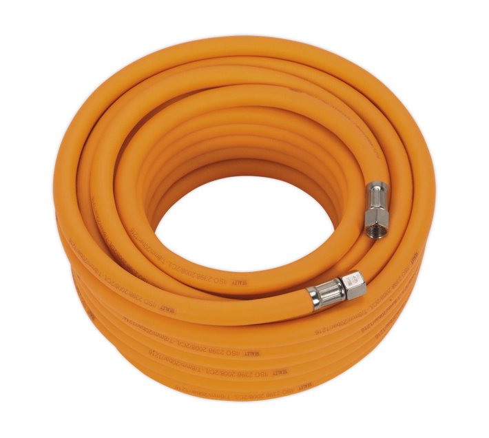 Air Hose 15m x Ø8mm Hybrid High Visibility 1/4