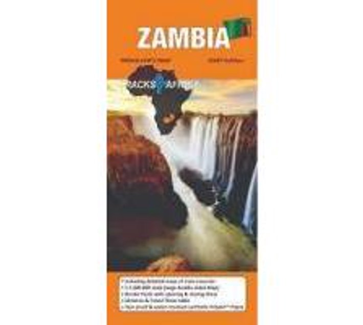 Zambia Paper Map Makro