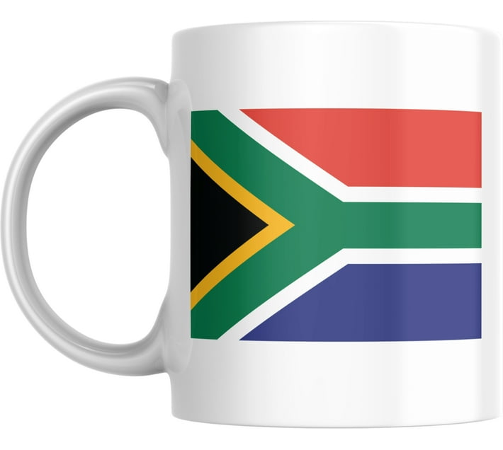 Mr & Mrs Print South African Flag Ceramic Coffee Mug (350 ml) Makro