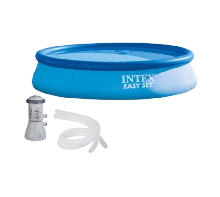 Someone’s in a Makro Intex Pool EasiSet (With Pump) 396X84Cm Mood