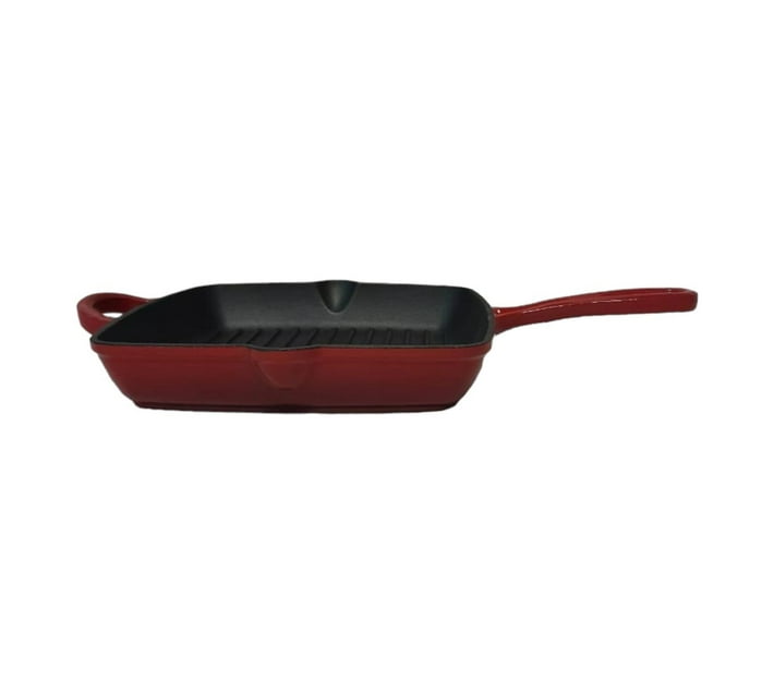 Someone’s in a Makro Sastro 1 piece Quality 25cm Cast Iron Grill Pan