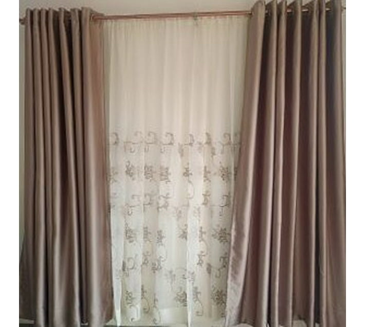 BLOCKOUT CURTAIN COLLECTION SET 240 cm (8 ft) Polyester Blackout
