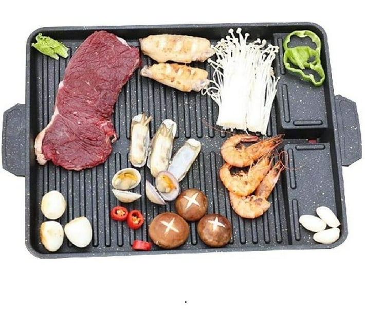 Aorlis AO78289 Rectangle Grilling Plate For Stove Top Rib Roaster