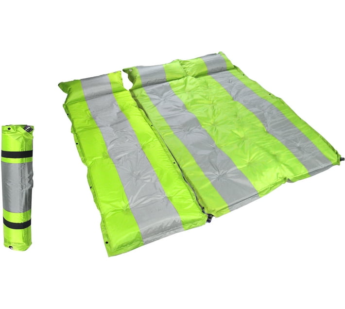 LMA 184x180cm Pillowed Inflatable Triple Camping 3 cm Queen PU Foam