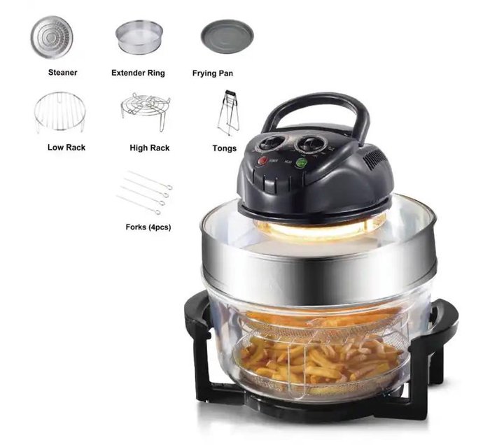 Someone’s in a Makro 8 In 1 Convection Oven Cooking Electric Air Fryer 12L Mood