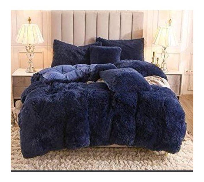 Someone’s in a Makro Smte 3 pcs Fluffy Warm Comforters Blue Mood