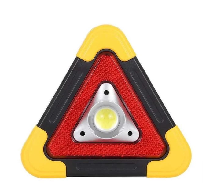 Solar Powered Warning triangle with LED lighting and Powerbank AT-71 ...