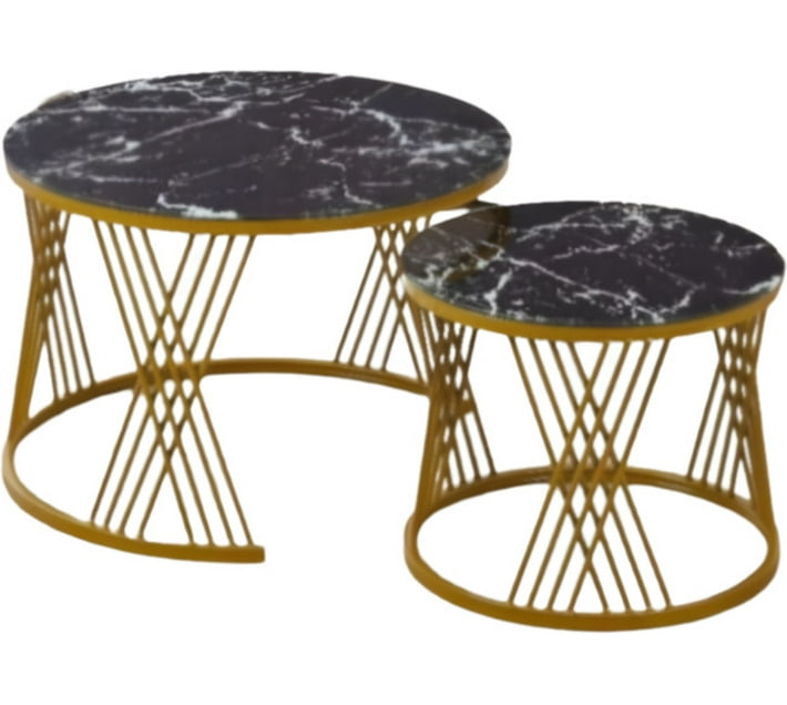 onlineoasis coffee table CT 6 Steel Coffee Table (Finish Colour black