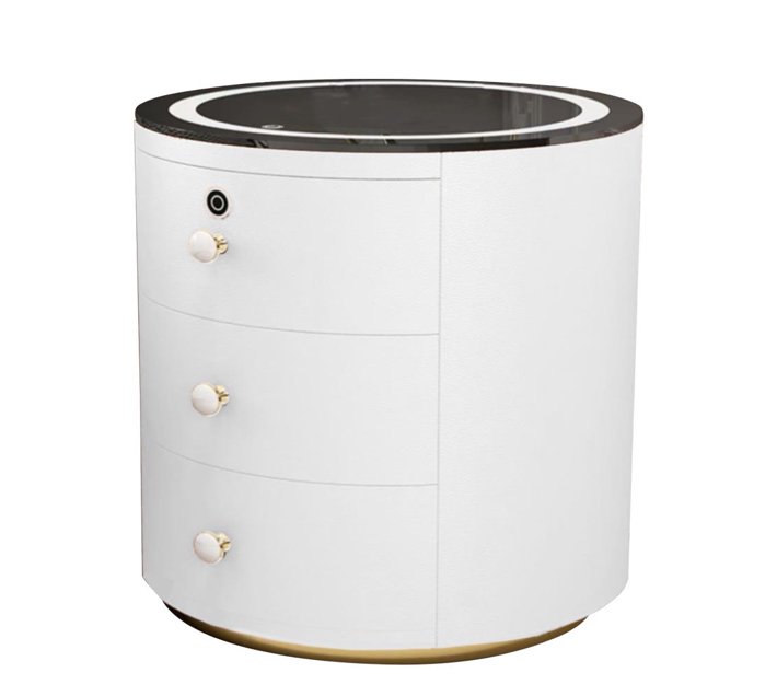 Someone’s in a Makro Modern Intelligent Round Bedside Table With