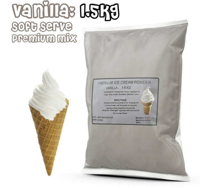 Premium Ice Cream Powder Mix vanilla 1,5 kg 000088 (1.5 kg) Makro