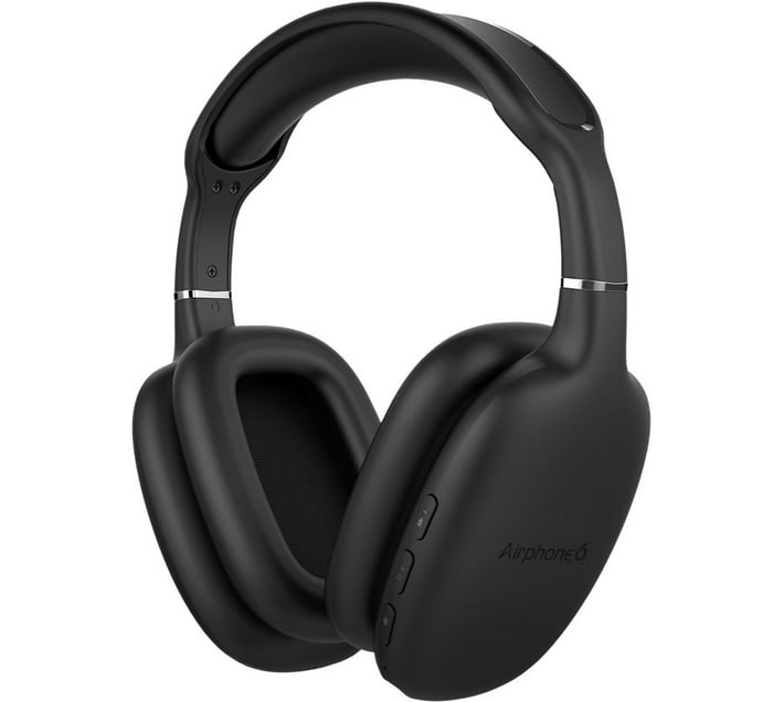 SonicGear Airphone 6 Bluetooth & Wired Headset (Black) Makro