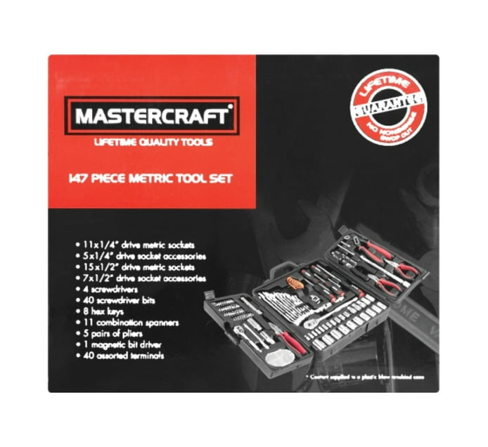 Mastercraft 35 piece 3/8" Drive Socket Set Makro