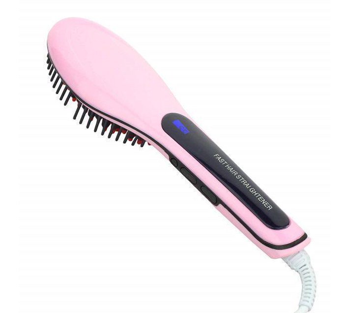 FAST Electric Hair Straightening Brush Makro