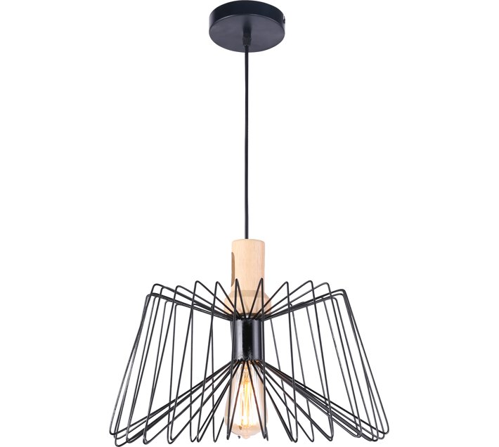 ACDC M625625 Iron Pendants LED Ceiling Lamp (Black) | Makro