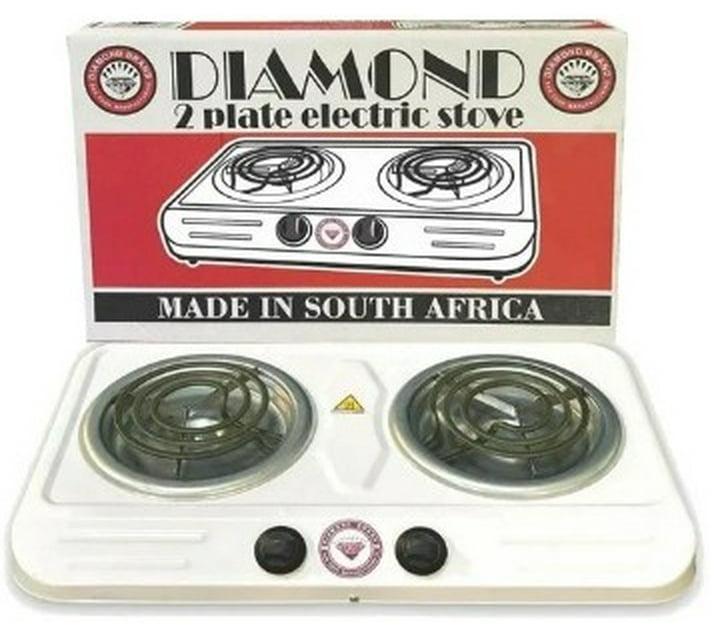 Diamond_white HC2001 Electric Coil Stove (2 Burner) Makro