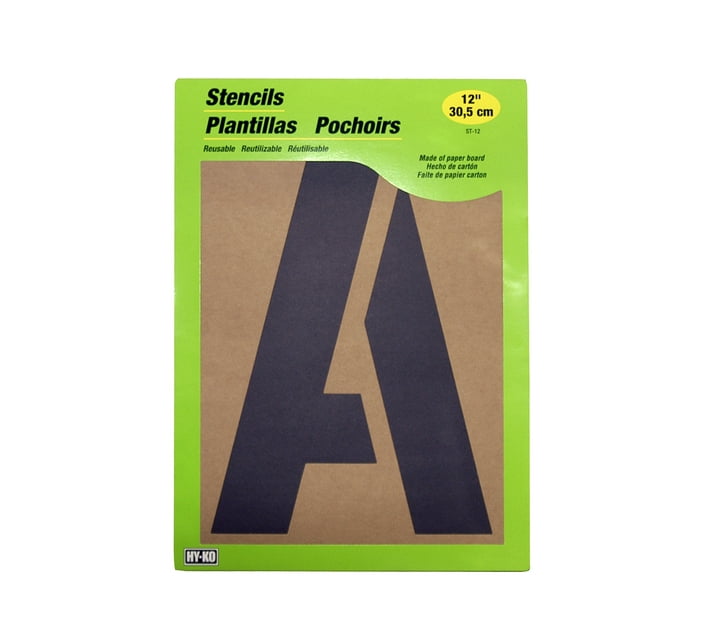 Stencil Figure And Letter - Reusable - 300Mm - 2 Pack | Makro