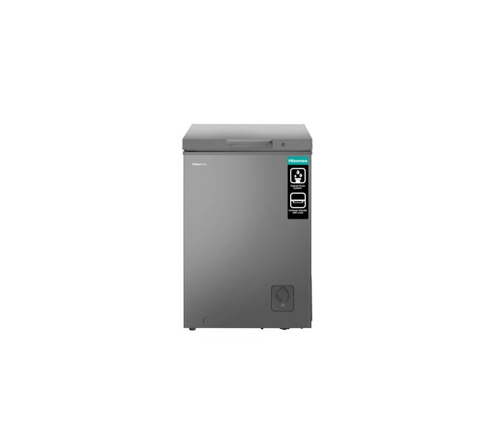 Hisense 95L Lockable Chest Freezer Metallic Makro