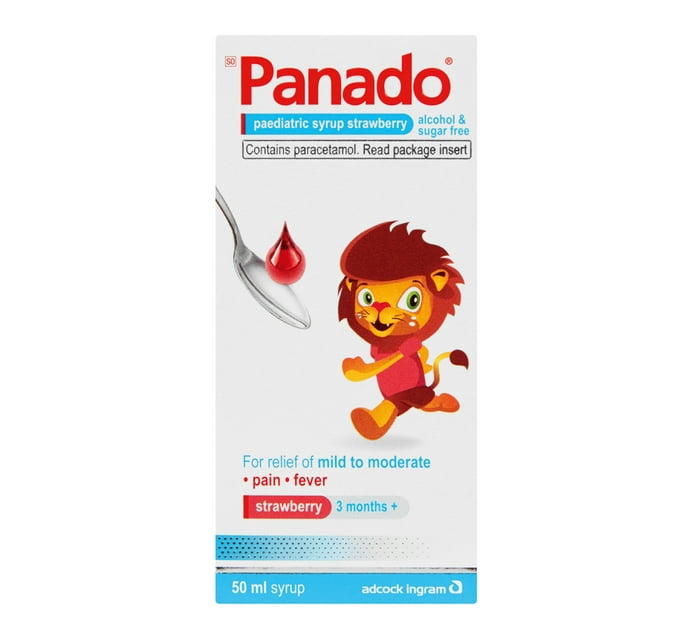 Buy Panado Paediatric Syrup Strawberry 50ml in Bulk | Makro Business