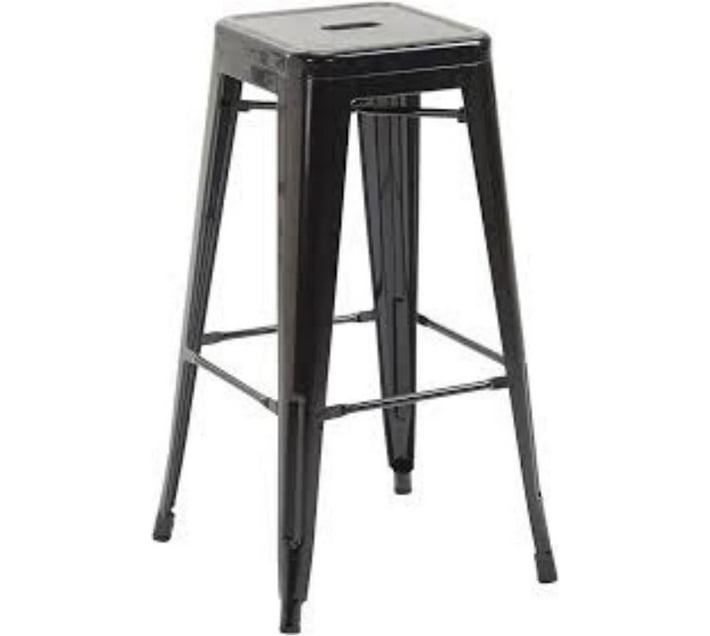 gof furniture Metal Bar Stool (Finish Colour Black, DIY(DoIt