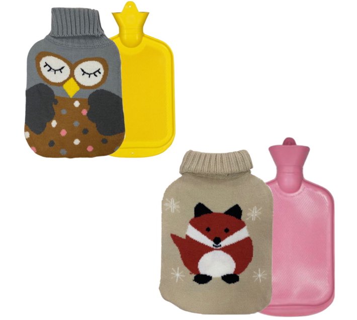 Someone’s in a Makro Home Hot Water Bottle With Soft Fabric Cover Set