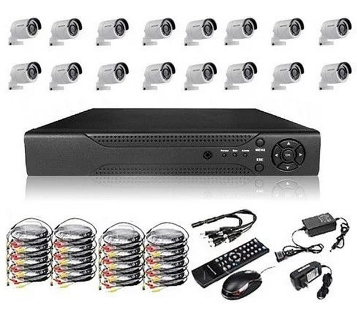 16CH Realtime CCTV Security Camera System Kit Outdoor Security Camera
