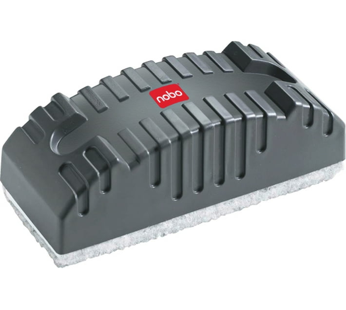 Nobo Dry Wipe Whiteboard Eraser Non Toxic Eraser (Set of 1, Black) Makro