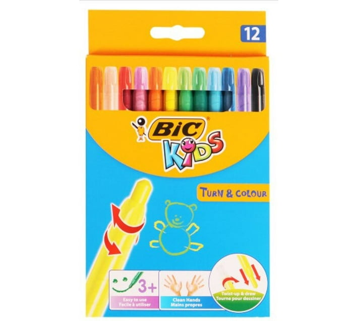 BIC Kids Wax Crayons (Multicolour) Makro