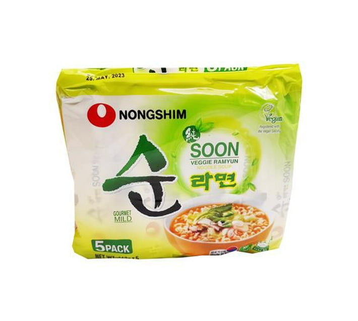 Nongshim Soon Veggie Ramyun 5 Pack | Makro