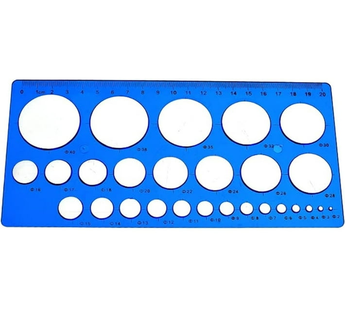 Generic 221164 2088 Ruler 1 Packet of 24pcs Ruler (Blue) | Makro