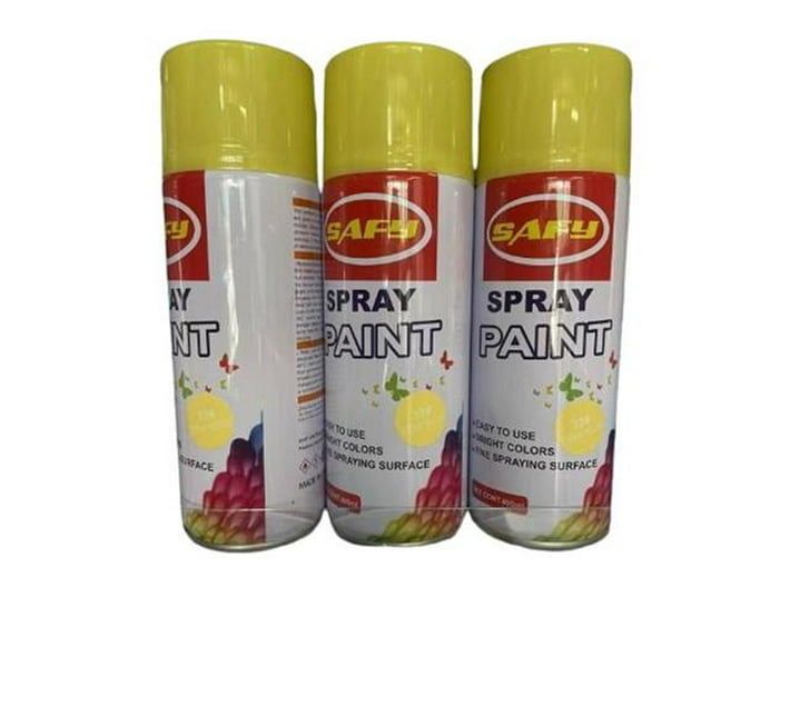 Someone’s in a Makro SAFY Spray Paint (Cream Yellow) - 400ml X6 Mood