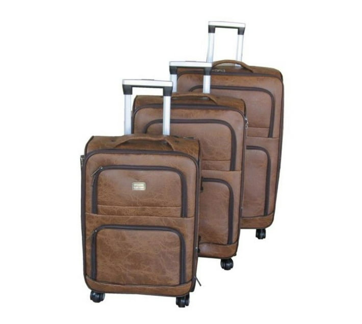 Someone’s in a Makro Sastro - Acesa Quality Luggage Set of 3 PU Leather ...